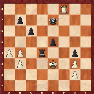 Chapman - Cherniaev Coulsdon 2008 after Black's 42nd move 